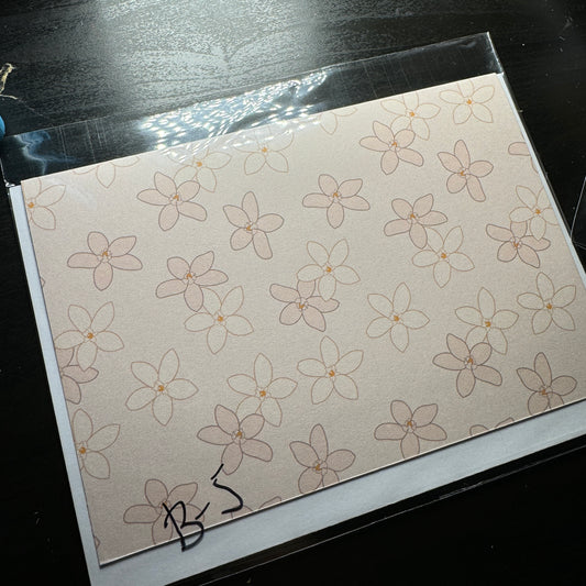 Greeting Card ~ Individual 8/1