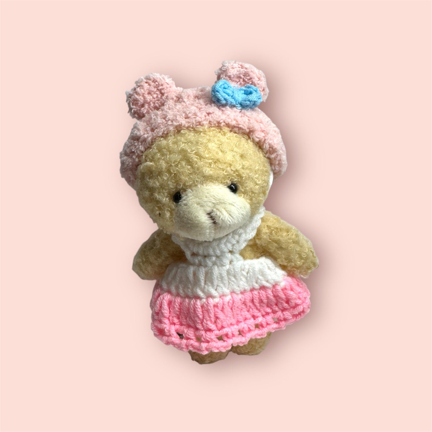 Pink n White Crochet Dress