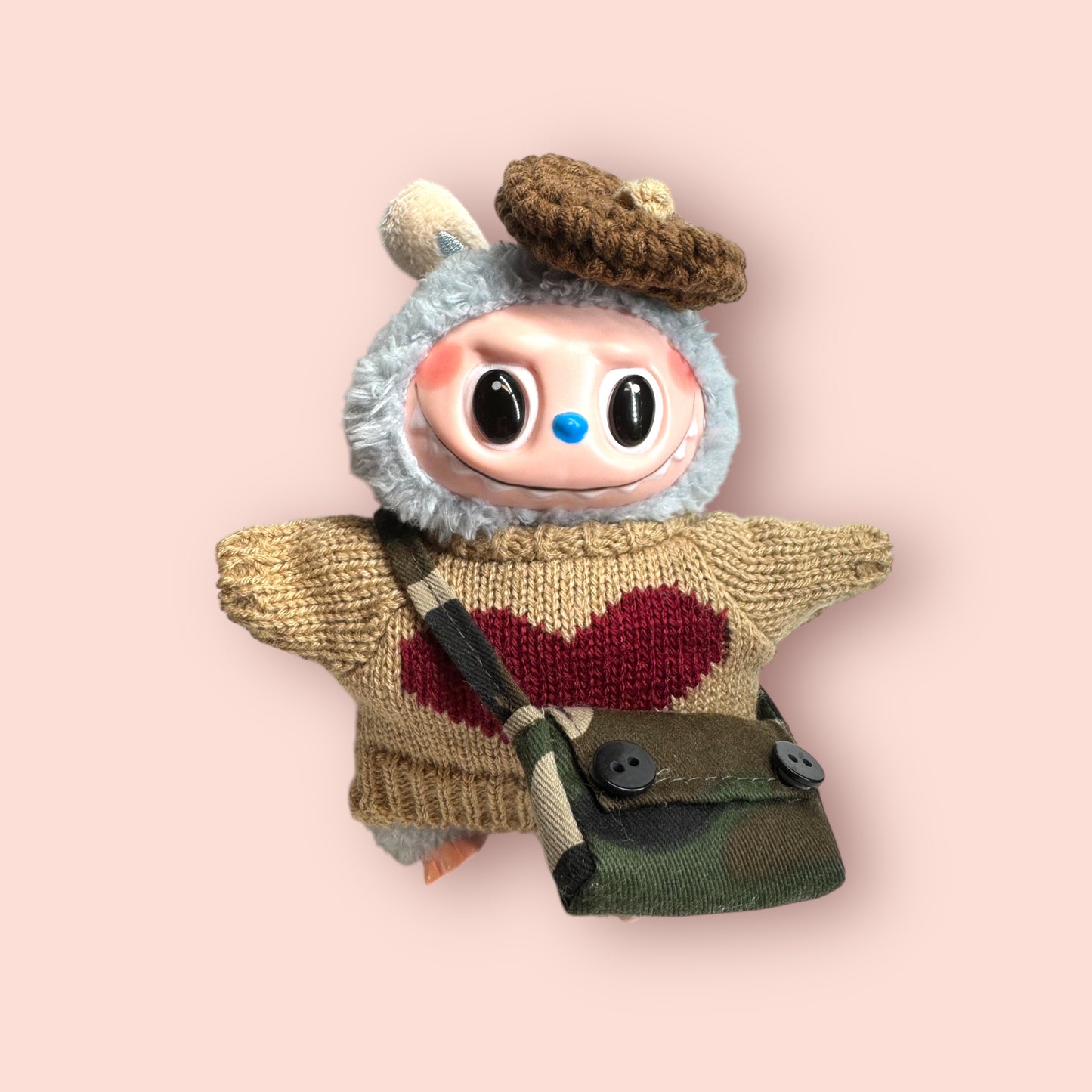 Heart Sweater ~ Labubu Size